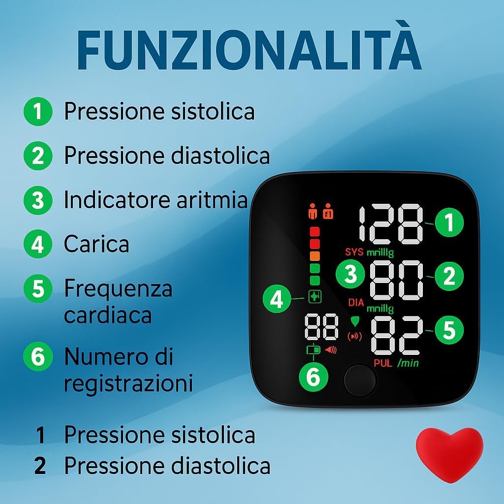 Misuratore Pressione da Polso digitale