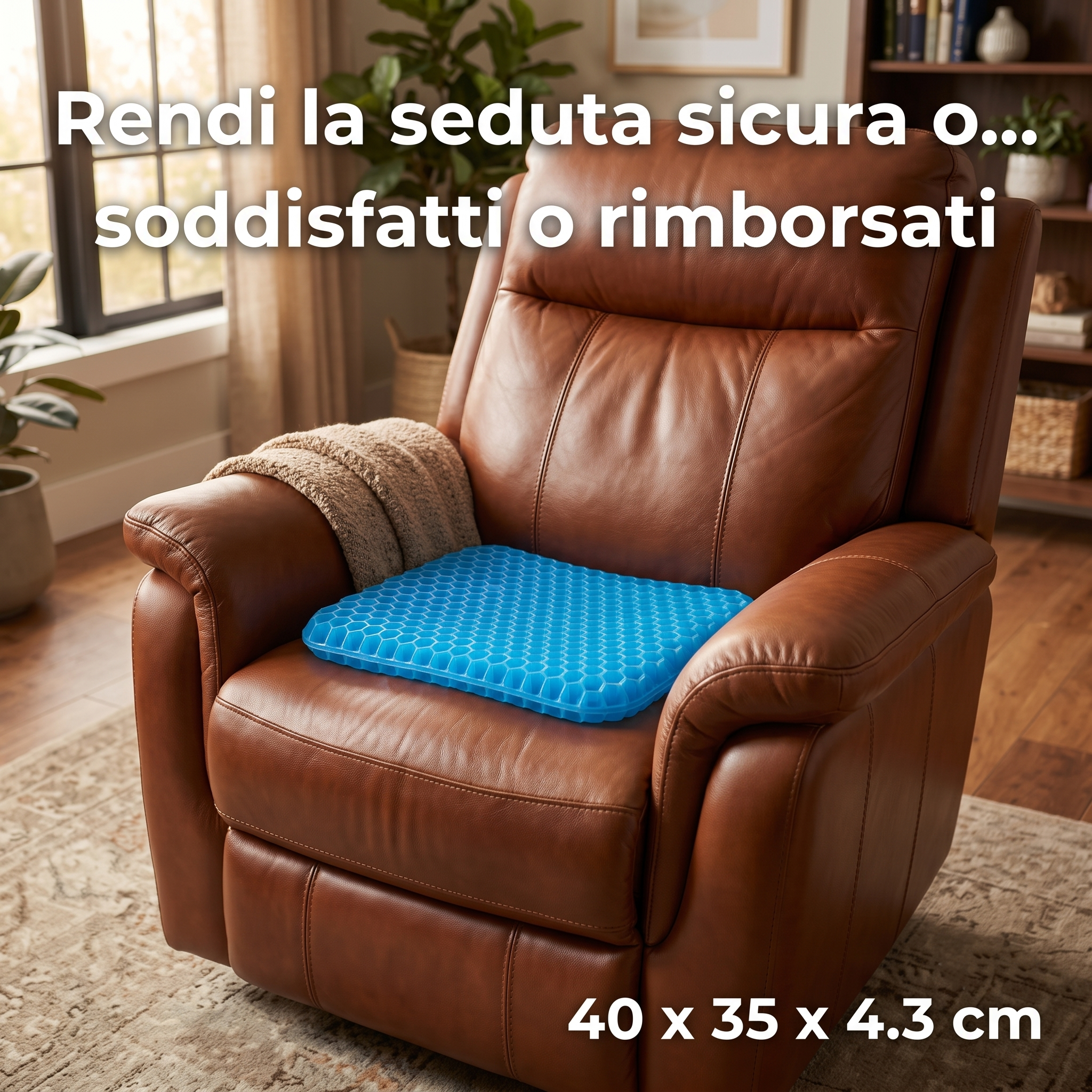 Cuscino da Seduta in gel